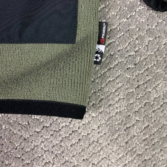 Picture Organic Clothing Fleece Jacket Men's Medium Green Polartec Full Zip - Picture 4 of 15